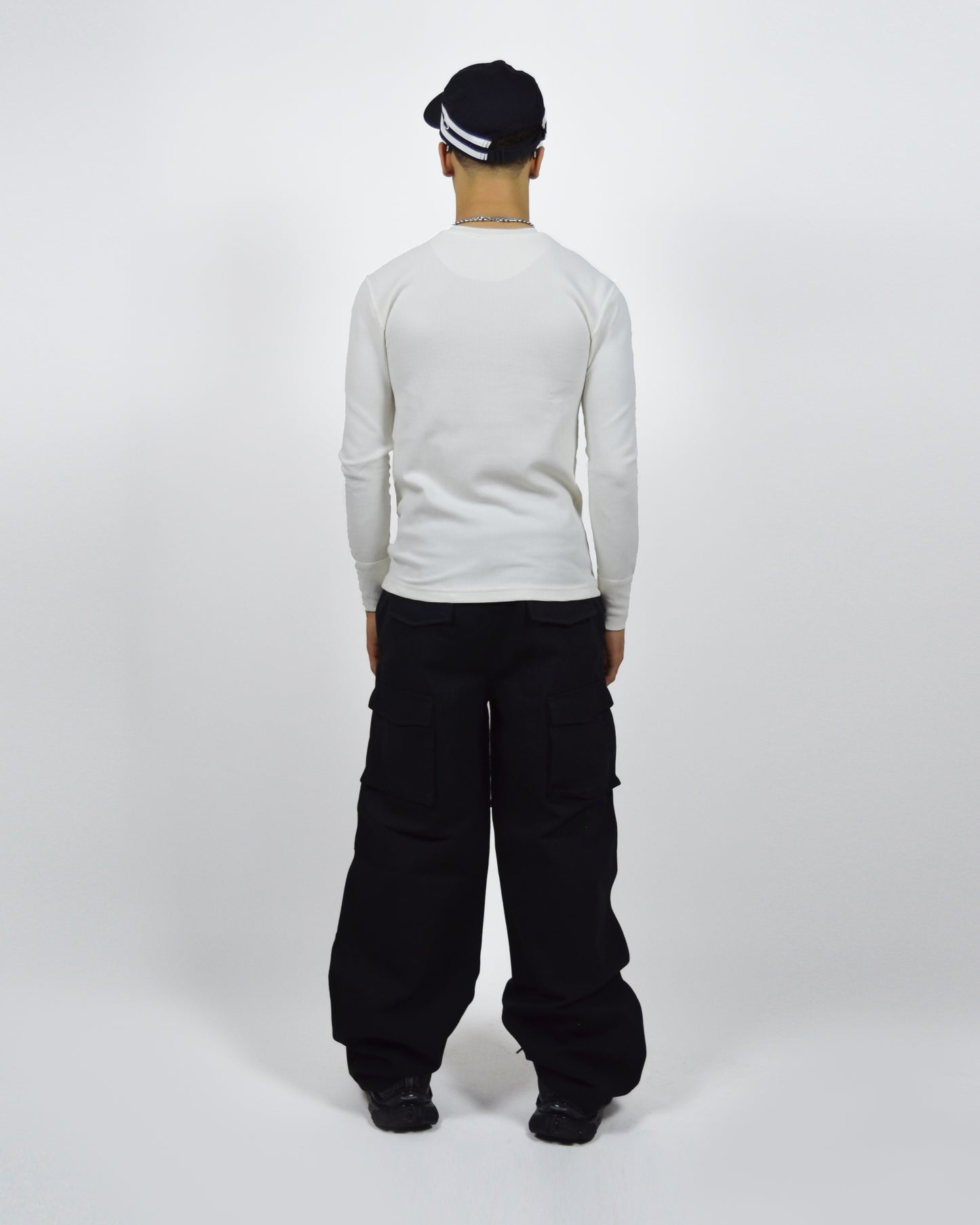 Scribbled Ivory Long Sleeve Thermal